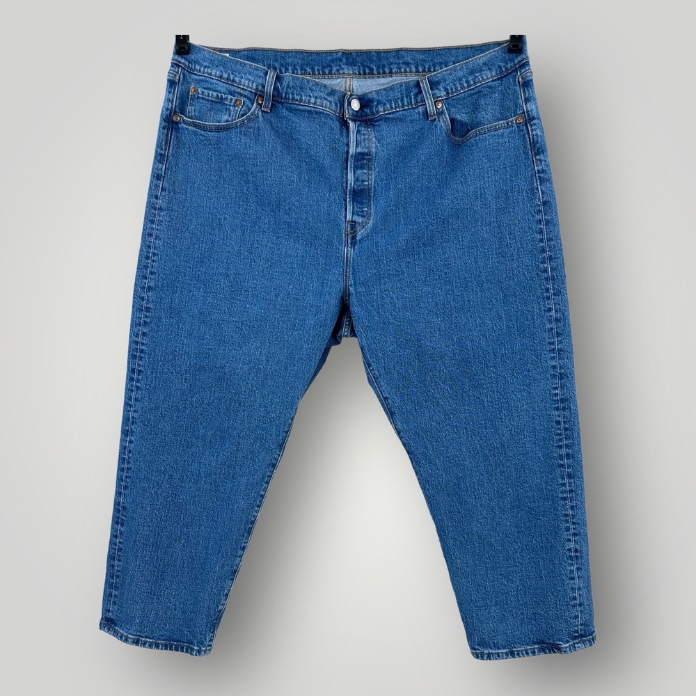 Levi's Premium 501 Jeans Women's 24W Blue Denim Big E Button Fly Stretch